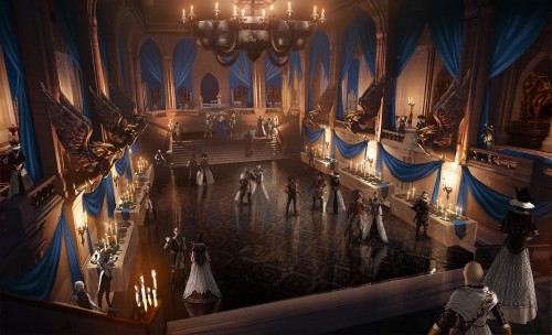 Dragon Age Halamshiral Winter Palace concept art