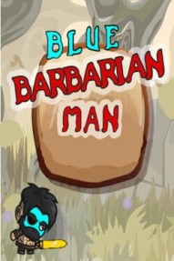 Blue Barbarian Man