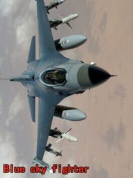 Blue sky fighter