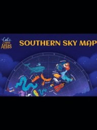 Cat's Cosmic Atlas: Southern Sky Map