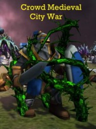 Crowd Medieval City War