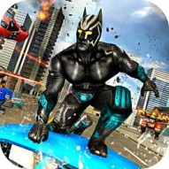 Panther Superhero City Battle