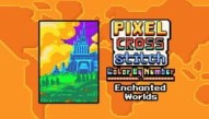 Pixel Cross Stitch: Enchanted Worlds Pack